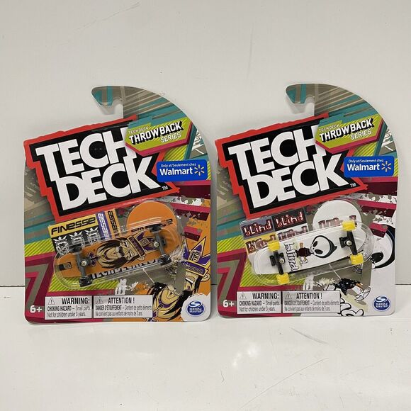 NEW 2023 Tech Deck Throwback Series BLIND (REAPER) & FINESSE Walmart ULTRA RARE - Picture 1 of 4